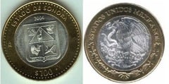 100 Pesos (Sonora Heráldica) from Mexico