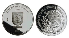 10 Pesos (Yucatan Heraldry) from Mexico