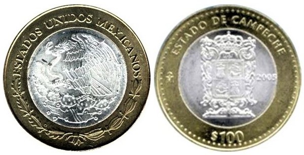 Photo of 100 pesos (Estado de Campeche)