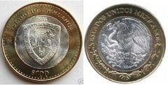 100 Pesos (Chihuahua Heraldry) from Mexico
