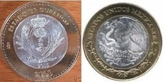 100 Pesos (Durango Heraldry) from Mexico