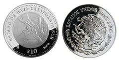 10 Pesos (Baja California Sur Emblemática) from Mexico