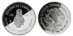 10 Pesos (Campeche Emblemática) from Mexico
