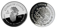 10 Pesos (Chiapas Emblematic) from Mexico