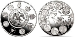 5 pesos (20 Aniversario de la Serie de Monedas Iberoamericanas) from Mexico