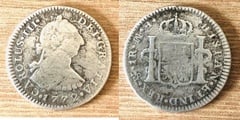 1 real (Charles III) from Mexico