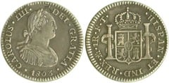 1 real (Carlos IV) from Mexico