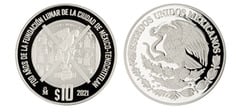 10 pesos (700 años de la Fundacion Lunar de la Ciudad de Mexico-Tenochtitlan) from Mexico