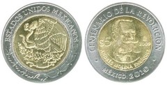 5 pesos (Centenario de la Revolución-Andrés Molina Enríquez) from Mexico