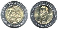 5 pesos (Centennial of the Revolution-Luis Cabrera) from Mexico