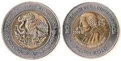 5 pesos (Bicentenario de la Independencia-Servando Teresa de Mier) from Mexico