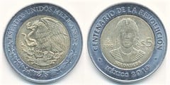 5 pesos (Centenario de la Revolución-La Soldadera) from Mexico