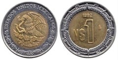 1 nuevo peso from Mexico