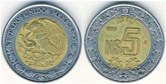 5 nuevos pesos from Mexico