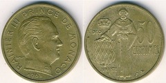 50 centimes from Monaco