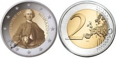 2 euro (300 Aniversario del Nacimiento de Honoré III) from Monaco