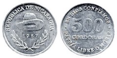 500 córdobas from Nicaragua