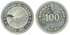 100 córdobas (Cordoba Centennial) from Nicaragua