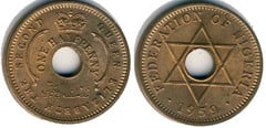 1/2 penny from Nigeria