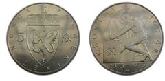 5 kroner (Centennial of the Krone System) from Norway