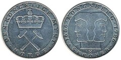 5 kroner (300 Aniversario de la Casa de la Moneda) from Norway