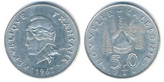50 francs from New Caledonia