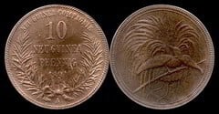 10 pfenning from German New Guinea