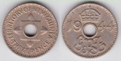 3 pence from New Guinea