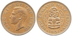 1/2 penny from New Zealand