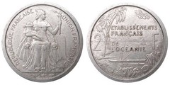 2 francs from French Oceania