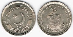 20 rupees (150 Aniversario del Colegio Lawrence) from Pakistan