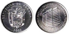 50 centésimos (Centennial of the Banco Nacional de Panama) from Panama
