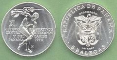 5 balboas (XI Central American and Caribbean Games) from Panama