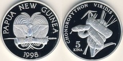 5 kina from Papua New Guinea