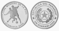 1 guaraní (FIFA World Cup) from Paraguay