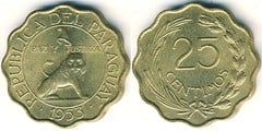 25 céntimos from Paraguay