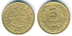 5 céntimos from Paraguay