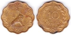 10 céntimos from Paraguay