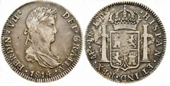 4 reales (Ferdinand VII) from Peru