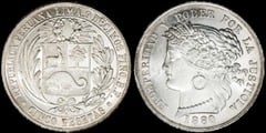 5 pesetas from Peru
