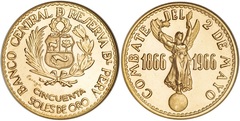 50 soles  (100th Anniversary of the Naval Battle of Peru-Spain) from Peru