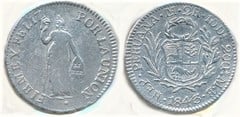 2 reales from Peru