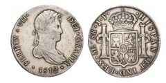 8 reales (Ferdinand VII) from Peru