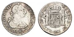 2 reales (Carlos III) from Peru