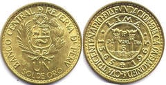 1 sol (400th Anniversary of the Mint) from Peru
