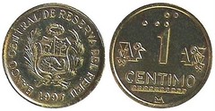 1 céntimo from Peru
