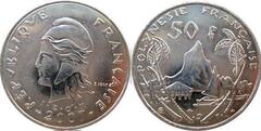 50 francos from French Polynesia
