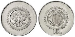 10 zlotych (25th Anniversary of the People's Republic) from Poland