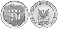 200 zlotych (30 Aniversario de la República Popular) from Poland