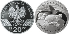 20 zlotych (Animals - Grey Seal) from Poland